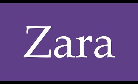 ¿Cómo se pronuncia "Zara" correctamente?